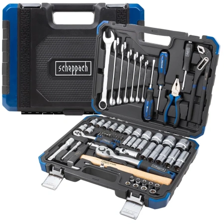 Набор инструментов 74пр.1/4'', 1/2'' (6гр.)