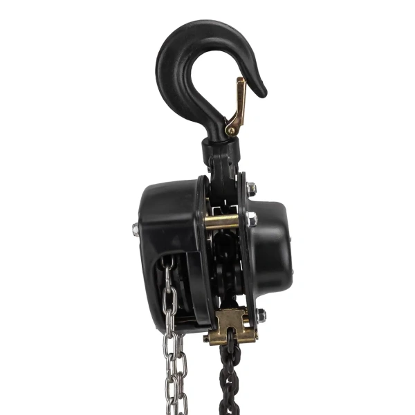 Лебедка механическая подвесная с лепестковым механизмом фиксации цепи натяжения, 2т (длина цепи - 3м)