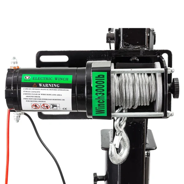 Кран для пикапа с электрической лебедкой (max грузоподъемность 0.5 т, h min - 1200мм, h max - 2000мм)