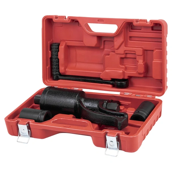 Набор инструмента: гайковерт ручной с редуктором в комплекте с головками