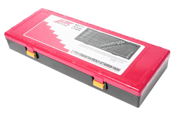 Набор ключей комбинированных с зеркальной полировкой JTC K6171 (6-23 мм, 17 предметов в кейсе)