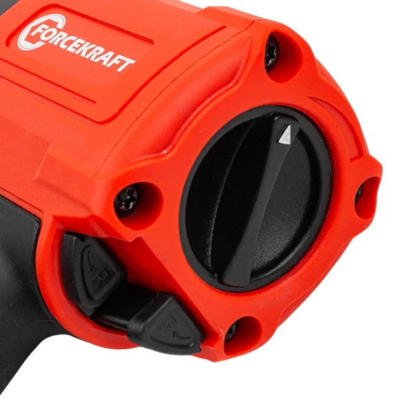 Пневмогайковерт ударный ''Twin Hammer''с реверсом и регулировкой усилия в облегченном корпусе 1/2''(1450Hм, 7000 об/мин,6.3bar,198 л/мин,вес 2кг)