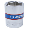 Головка торцевая стандартная шестигранная 3/8", 20 мм KING TONY 333520M
