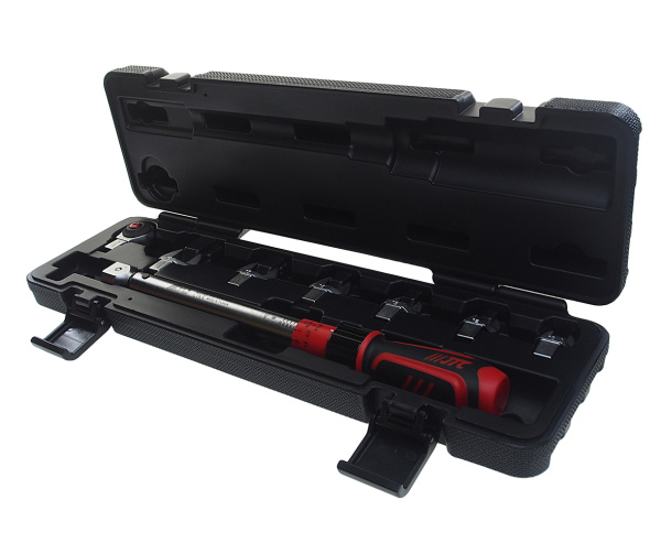 Ключ динамометрический с рожковыми насадками JTC 6833K (20-110 Нм, 9-12 мм, 10-19 мм, 8 предметов)