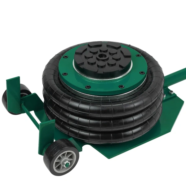 Домкрат подкатной пневматический 3т (h min-145мм,h max-500мм,надставка-удлинитель-100мм,Ø-255мм)