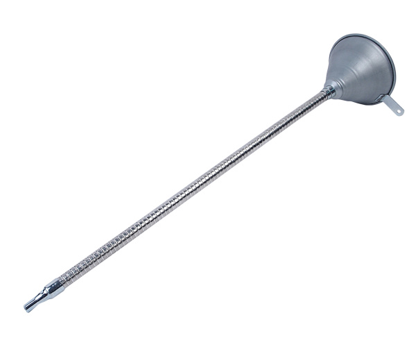 Воронка металлическая JTC 3109A (гибкий слив, 140 мм, V=0,8 л, L=630 мм)