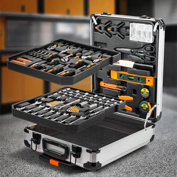 Набор инструментов 186пр. 1/4''1/2''(6-гр.) (4-17мм) ''Дорожный кейс''