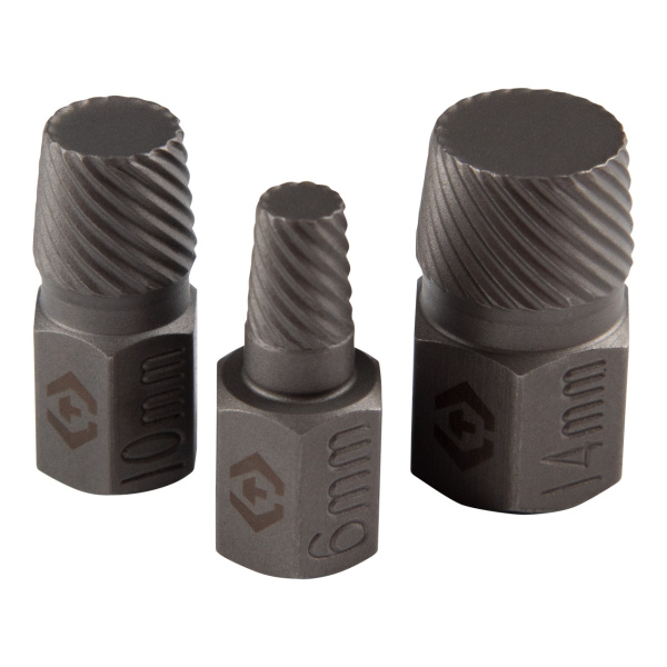 KING TONY Набор экстракторов, 3-14 мм, 15 предметов, кейс, 11015SQ01