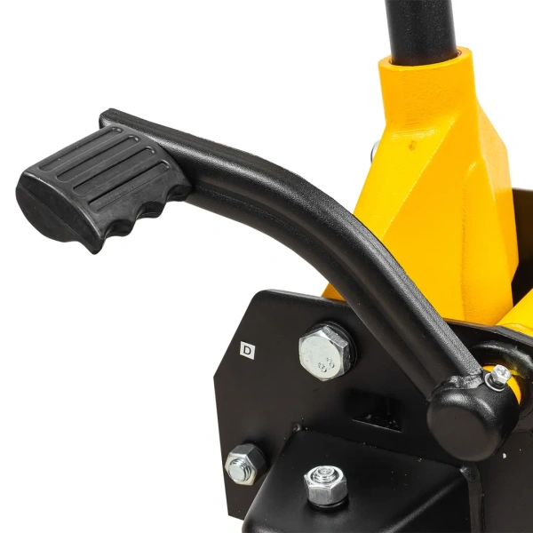 Домкрат подкатной гидравлический с резиновой накладкой и механизмом быстрого подъема 3т (h min 145мм, h max 500мм)