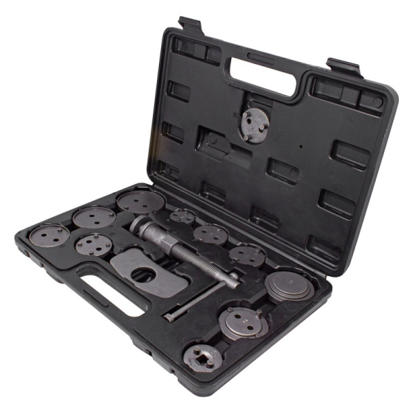 Набор инструментов для обслуживания тормозных цилиндров (правосторонняя резьба) 13пр., в кейсе