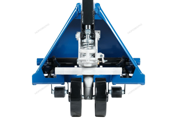 Тележка складская гидравлическая NORDBERG N3902-25 с ПУ колесами (2,5 т)