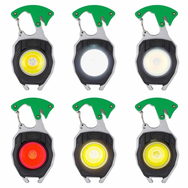 Фонарь светодиодный аккумуляторный переносной многофункциональный (6 реж.раб., СОВ LED 500мАч, 100-500Лм, время раб. 90-120мин, время зар. 60-120мин)