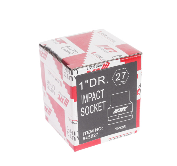 Головка торцевая ударная JTC 845827 (1", 27 мм, L=58 мм)