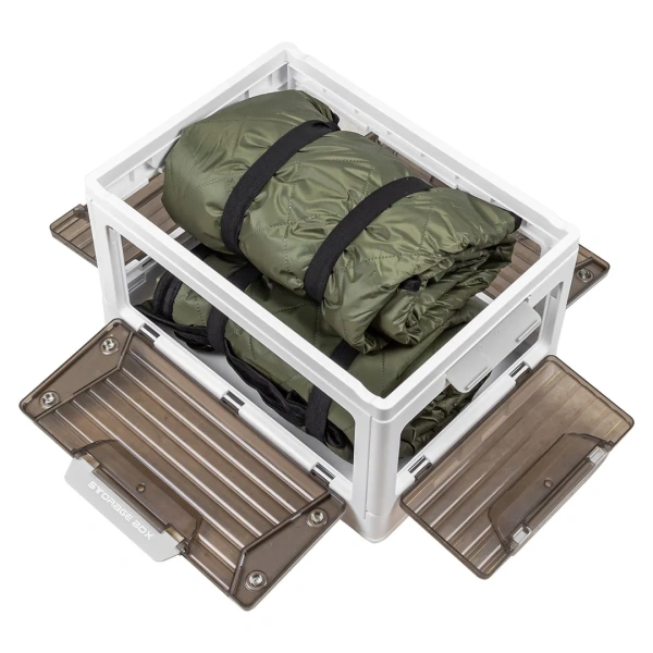 Ящик пластмассовый складной на колесиках для хранения (размер S-41х29.5х23см)