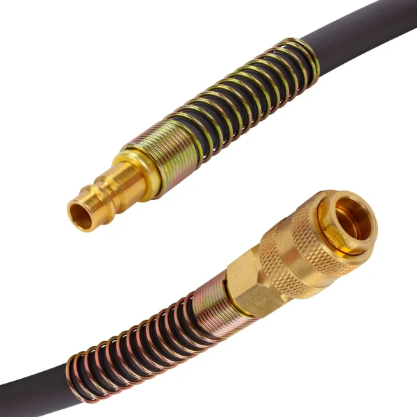 Шланг резиновый воздушный армированный с фитингами 8мм x 14мм x 10м