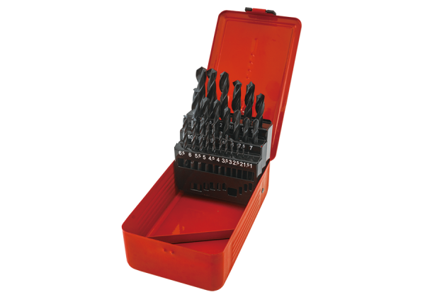 Набор сверл по металлу KING TONY 11325SQ, HSS 1,0-13,0 мм, 25 предметов