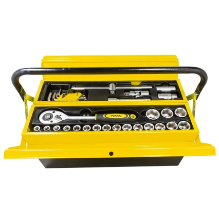 Набор инструментов 60пр. 1/2''(6гр)(8-27мм),в складном метал. ящике