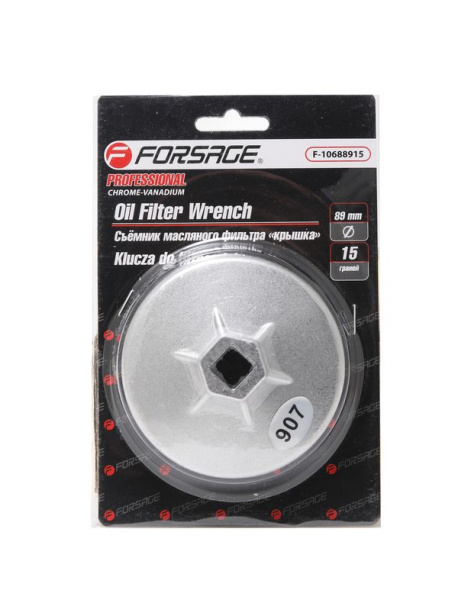 Съемник масляного фильтра ''крышка''84мм х 18гр, в блистере