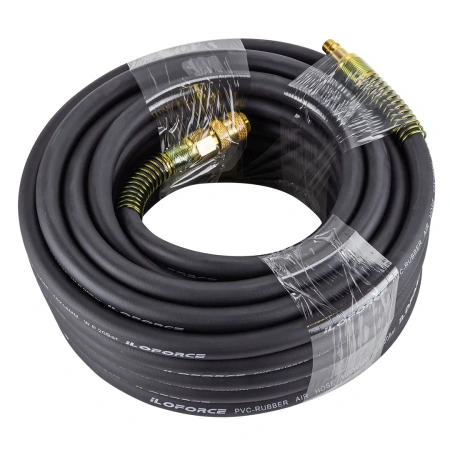 Шланг резиновый воздушный армированный с фитингами 10мм x 16мм x 15м