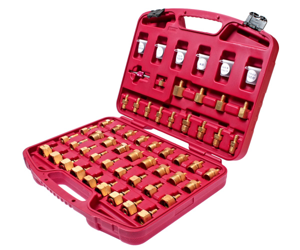 Набор адаптеров для тестирования автокондиционера JTC 4627 (VW, AUDI, в кейсе)