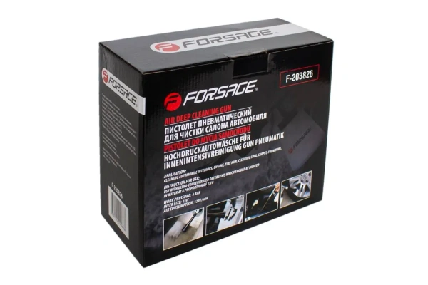 Пистолет пневматический ''Tornado''для химчистки салона а/м (емкость 1л ,6 bar, расход воздуха 120 л/мин)