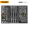 Набор инструментов "BOXER" для тележки TOLSEN TT85415-157 (12 ложементов, 157 предметов)