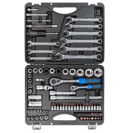 Набор инструментов 82+6пр. Premium 1/4''(12гр.) 1/2''(сорв.гр.)