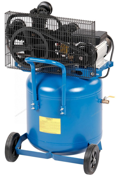 Компрессор вертикальный поршневой с ременной передачей 220В ресивер 100 л 360 л/мин NORDBERG NCEV100/360