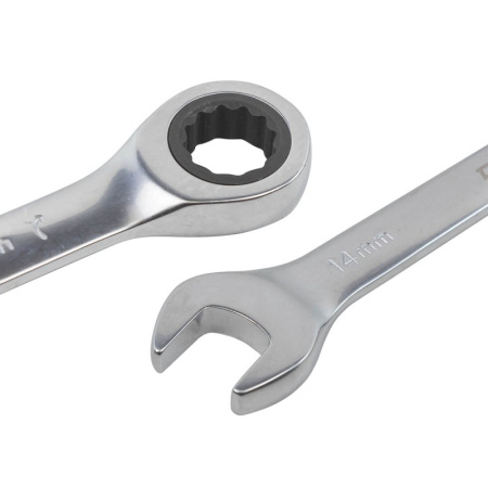 Набор ключей комбинированных трещоточных 22пр.(6-24,27,30,32мм),в кейсе