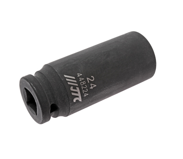 Головка торцевая ударная глубокая JTC 448224 (1/2", 24 мм, L=82 мм)