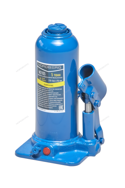 Домкрат бутылочный 5 т NORDBERG N3105