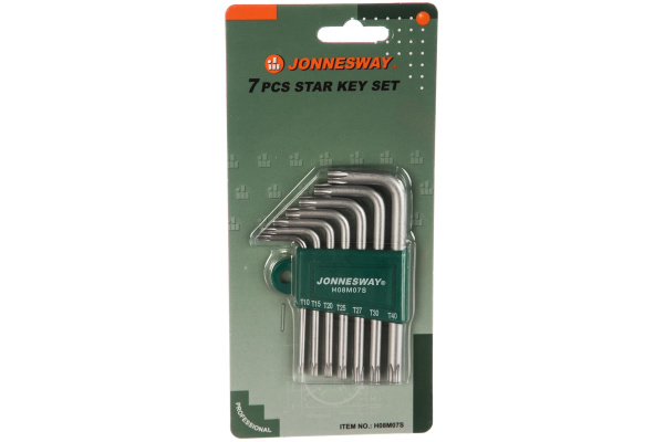 Набор ключей торцевых H08M07S TORX® Т10-40, 7 предметов