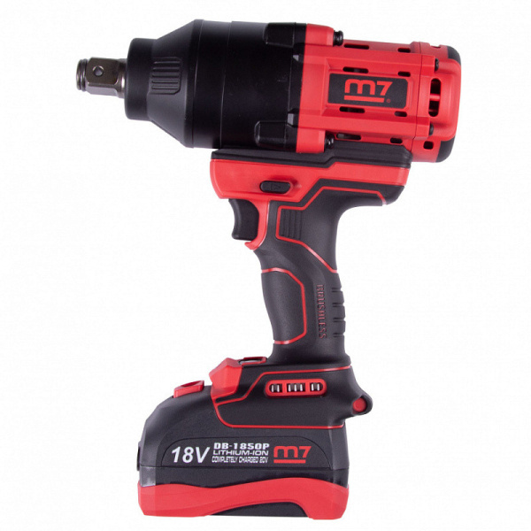 Гайковерт аккумуляторный ударный MIGHTY SEVEN DW-601A, 3/4", 1900 Нм, 18 В