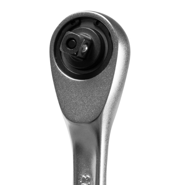 Трещотка KING TONY 2773-55GS, 1/4", 140 мм, 90 зубцов, флажковая с кнопкой