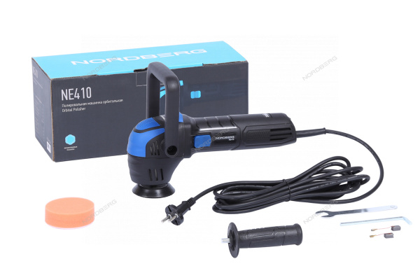 Полировальная машинка орбитальная NORDBERG NE410 (диск 75 мм, 2000-5500 об/мин)