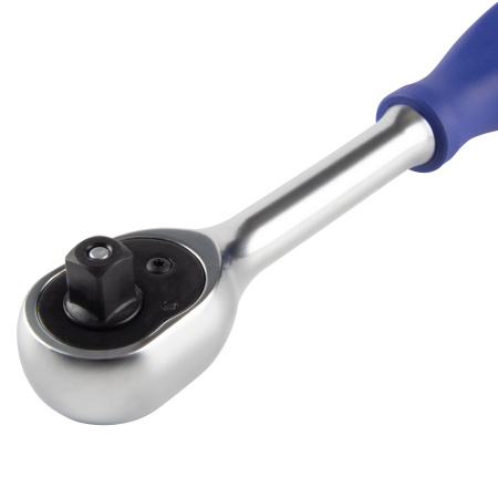 Трещотка МАСТАК 010-31628H, 3/8", 72 зубца, флажковая с кнопкой