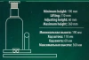 Домкрат гидравлический бутылочный, 10т (с предохранительным клапаном, минимальная высота: 190 мм, ход штока: 110 мм, ход винта: 60 мм, максимальная вы