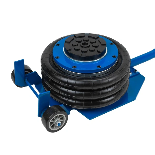 Домкрат подкатной пневматический 3т (h min-145мм,h max-500мм,надставка-удлинитель-100мм,Ø-255мм)