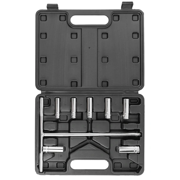 Набор инструментов с Т-образным воротком,9 пр.1/4''(6гр)(8-14мм)