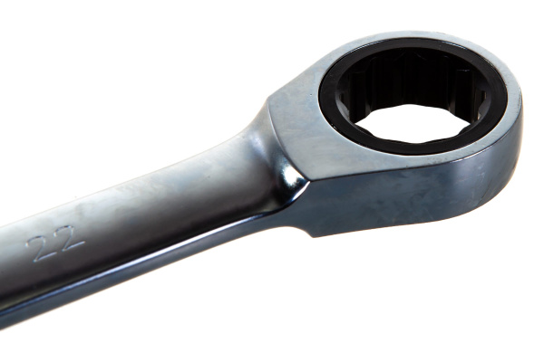 Ключ трещоточный комбинированный 22 мм KING TONY 373122M