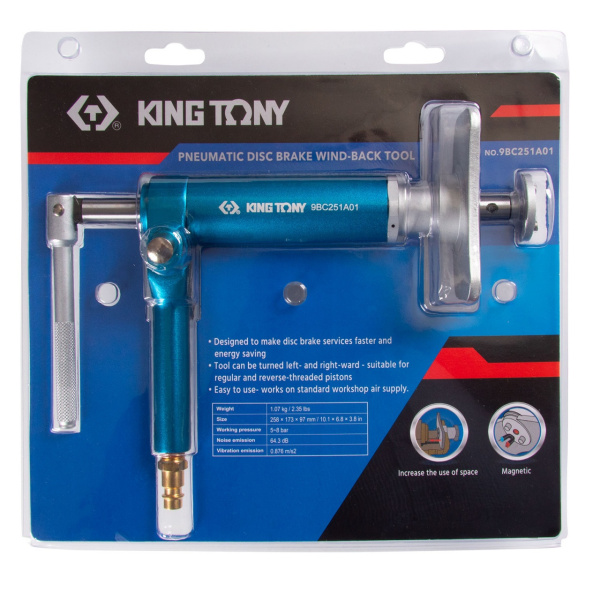 KING TONY 9BC251A01 Приспособление для утапливания поршней тормозных цилиндров