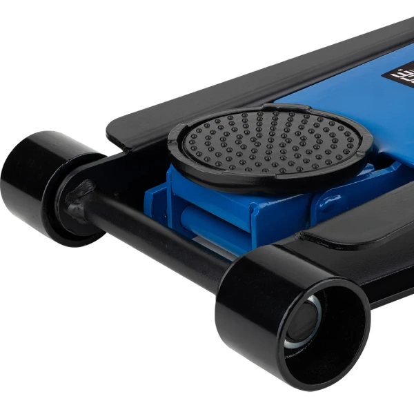 Домкрат подкатной гидравлический двухпоршневой 4т (h min 75мм, h max 505мм)