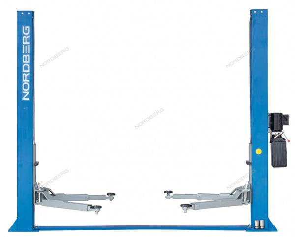 Подъемник двухстоечный электрогидравлический 4т 220 В / 380 В NORDBERG N4121B-4T