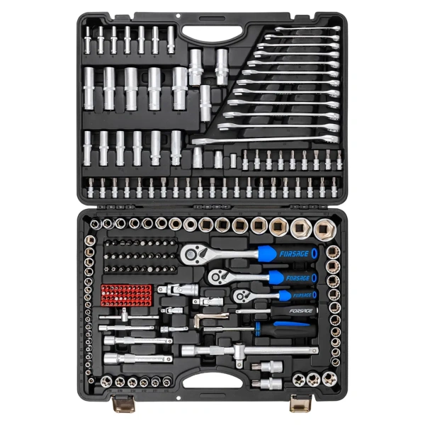 Набор инструментов 216пр. 1/4''3/8''1/2''(6гр, 12гр)(4-32мм)