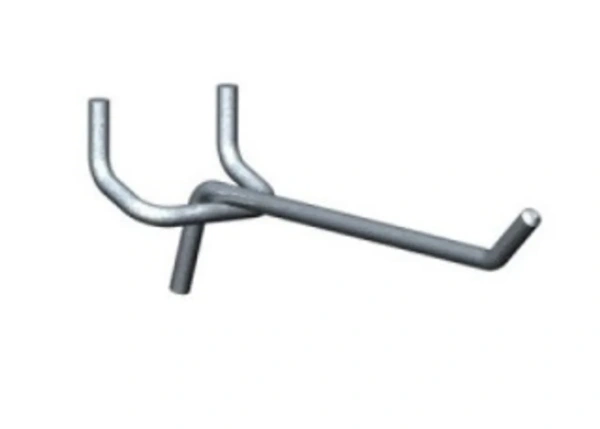 Крючок металлический для перфорированной панели L-100мм