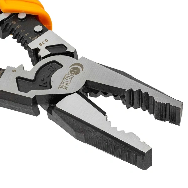 Плоскогубцы комбинированные для снятия изоляции 8,5''(215мм) в блистере