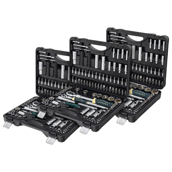 ( 3 K-T ) Набор инструментов с телескопическими трещотками 108пр.1/4''&1/2''(6гр.)(4-32мм)