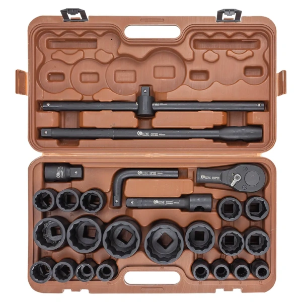 Набор инструментов ударных 26пр. 3/4''(12гр.)