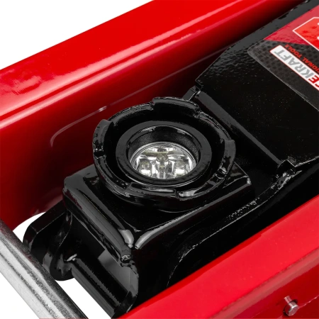 Домкрат подкатной гидравлический 3т с поворотной рукояткой 360град. (h min 80мм, h max 380мм)