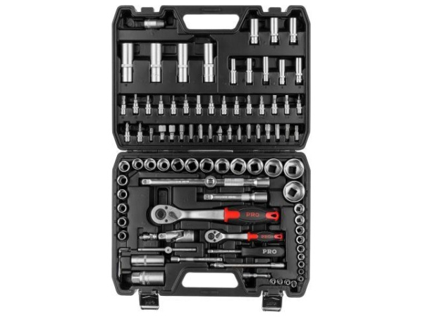 Набор головок и бит 94пр. 1/4",1/2" PRO STARTUL STUTTGART (PRO-094S)